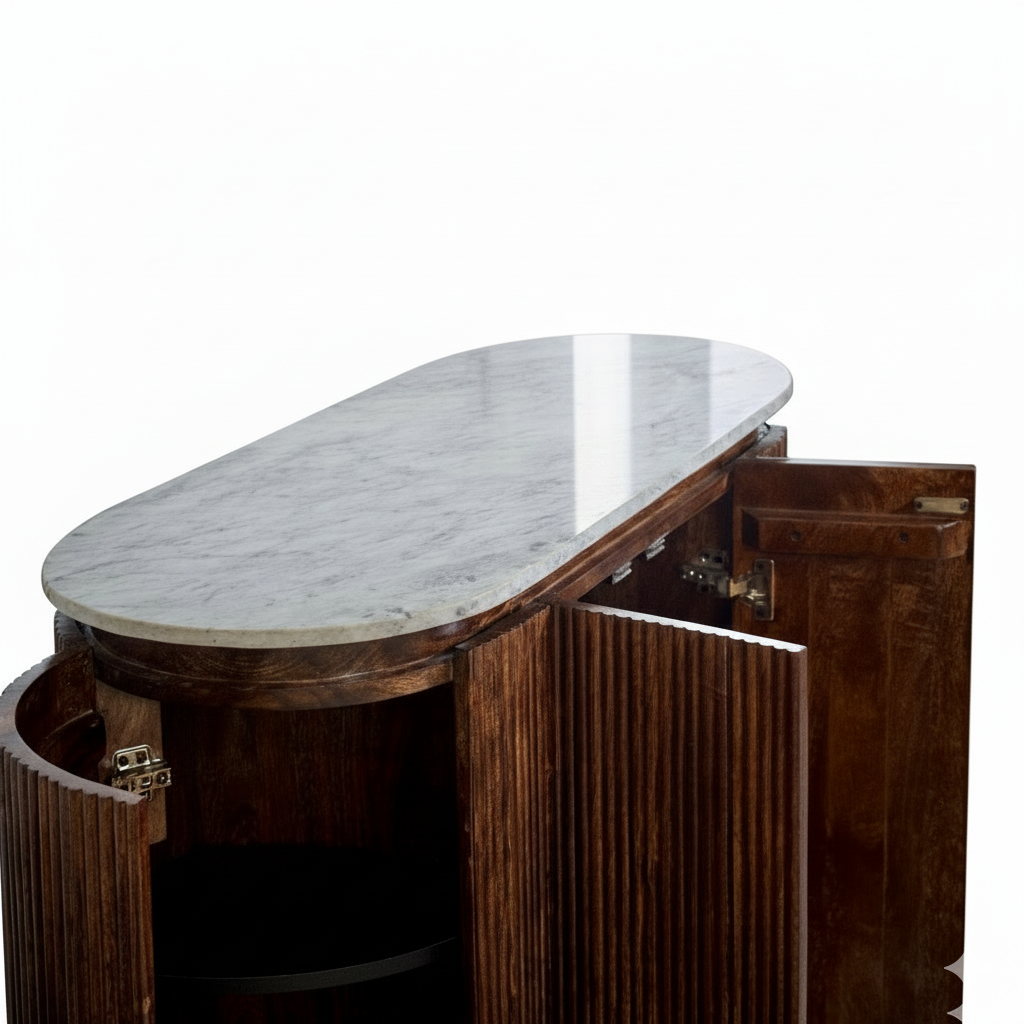 Kavira Mango Wood Drinks Sideboard