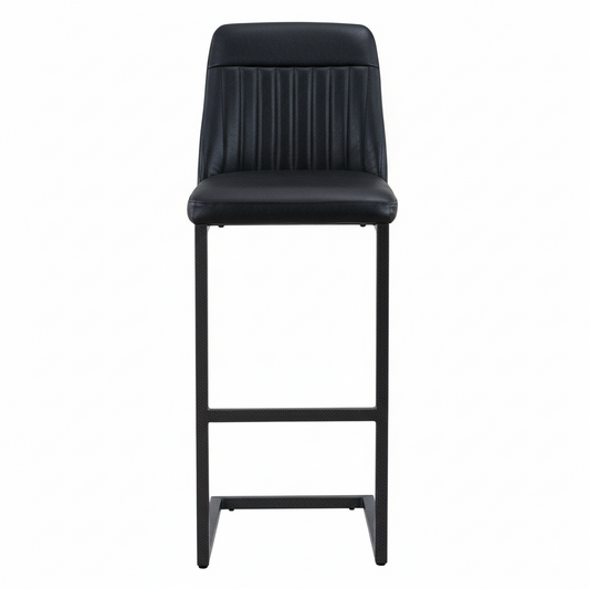 Vintage PU Leather Bar Stool (Set of 2)