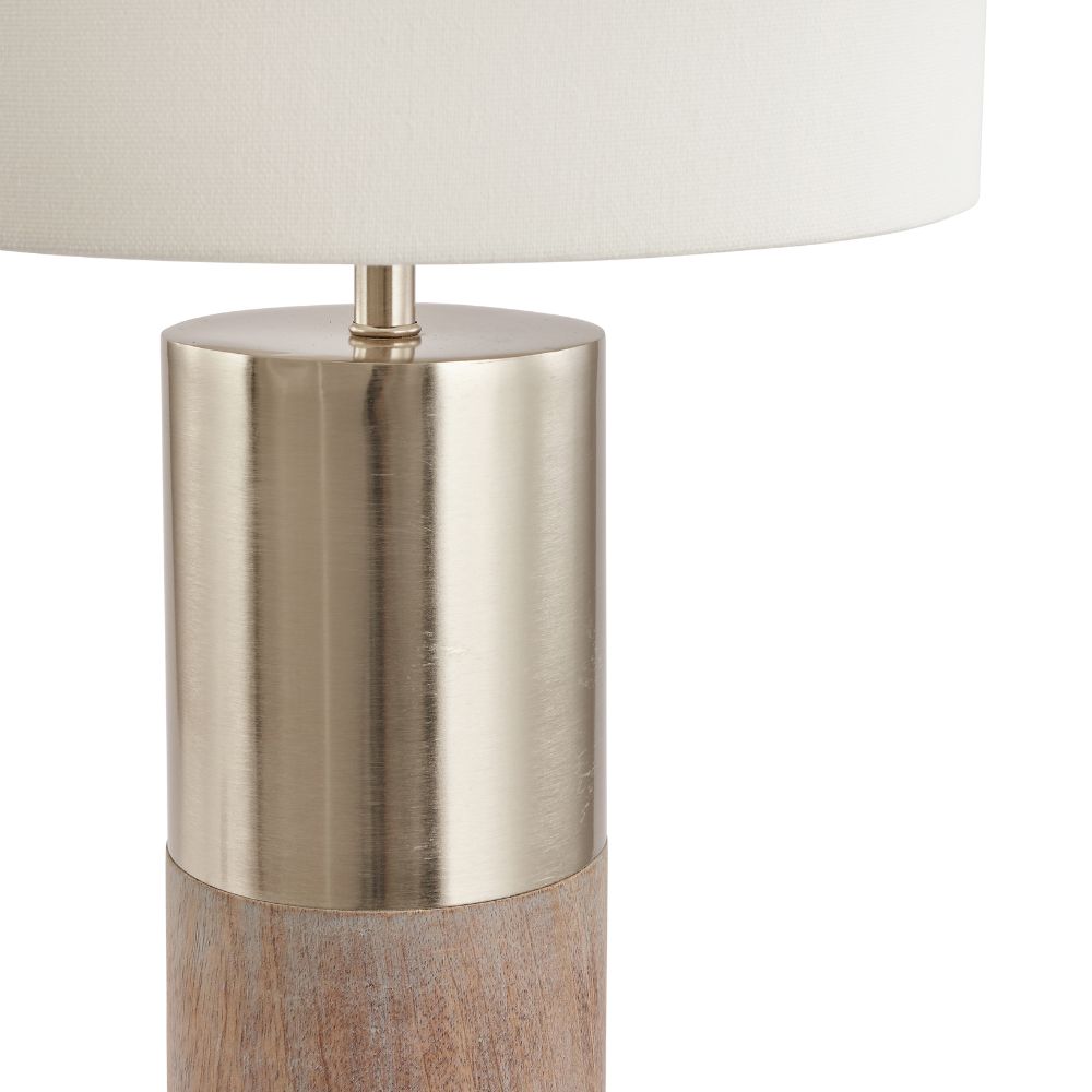 Etosha Wood and Metal Table Lamp