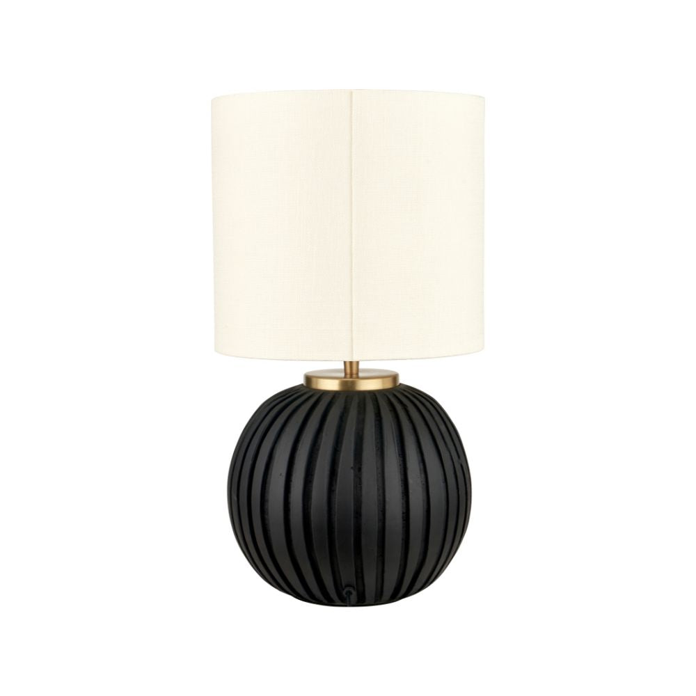 Ezekiel Terracotta Textured Ball Table Lamp