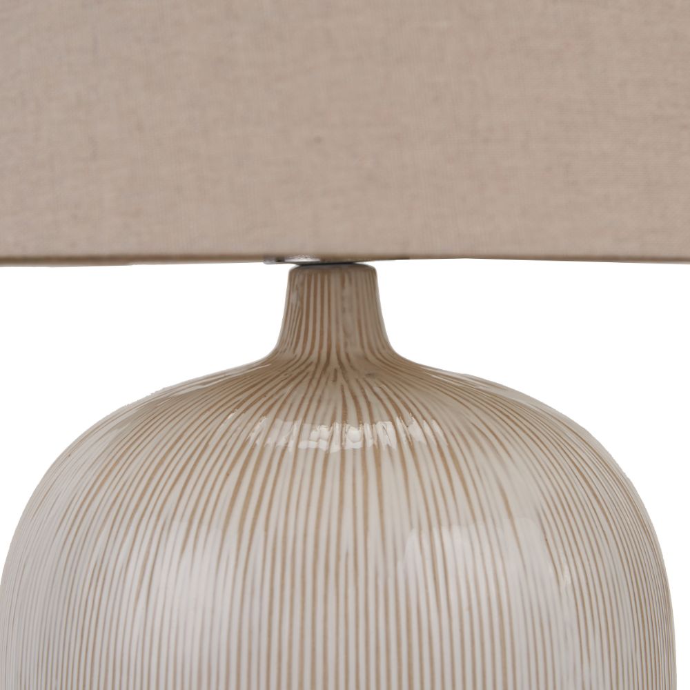 Greta Ceramic Textured Table Lamp