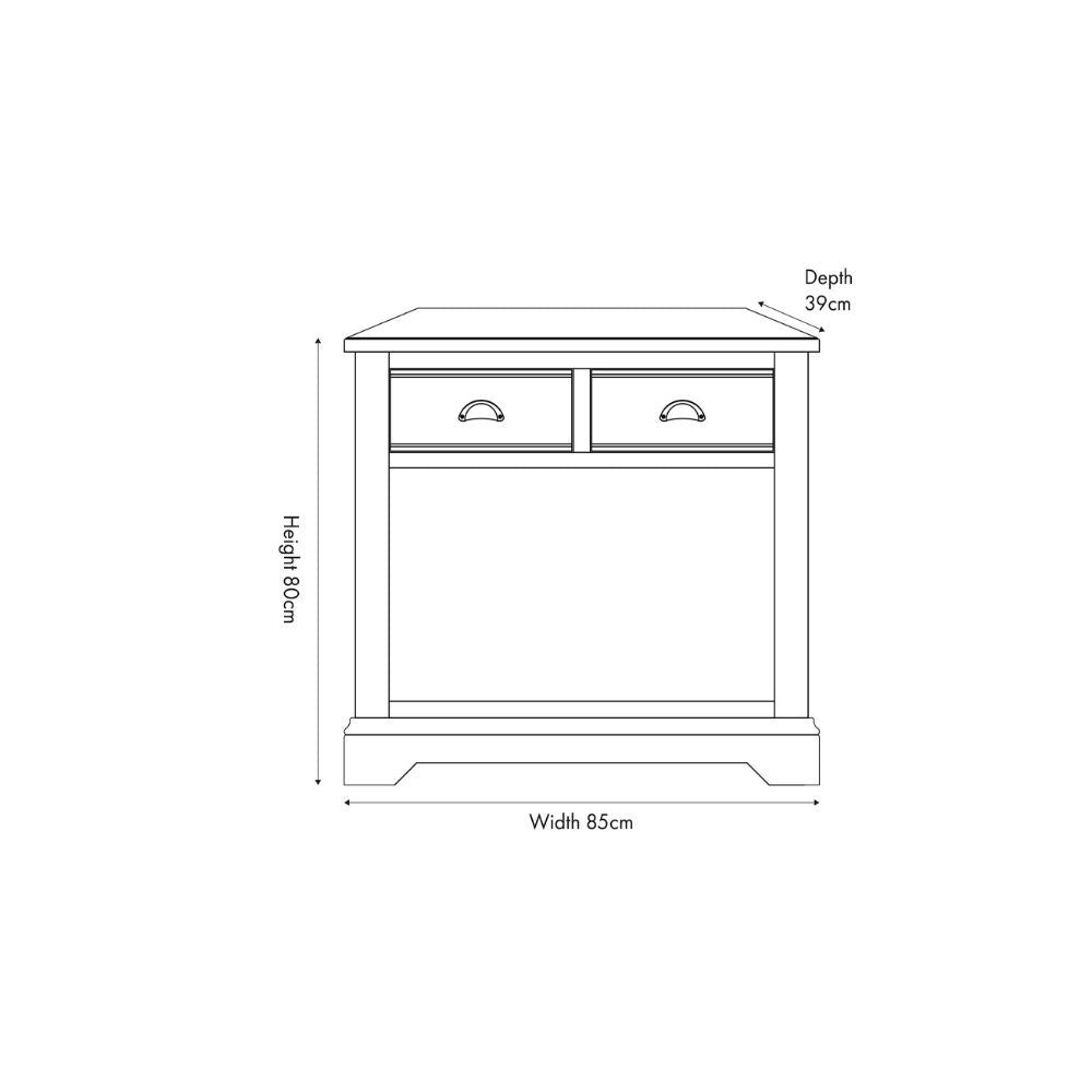 Fairford 2 Drawer Console Table