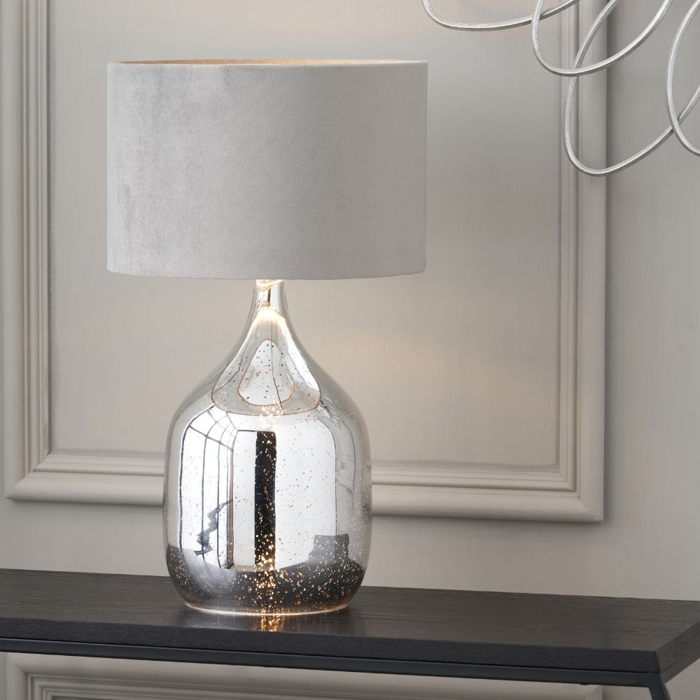 Stellar Glass Mercurial Dual Light Table Lamp