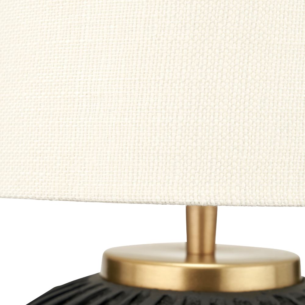 Ezekiel Terracotta Textured Ball Table Lamp