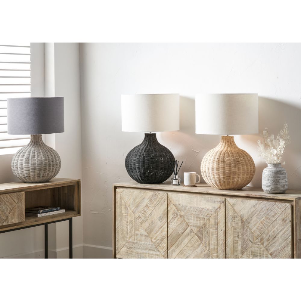Allona Rattan Table Lamp