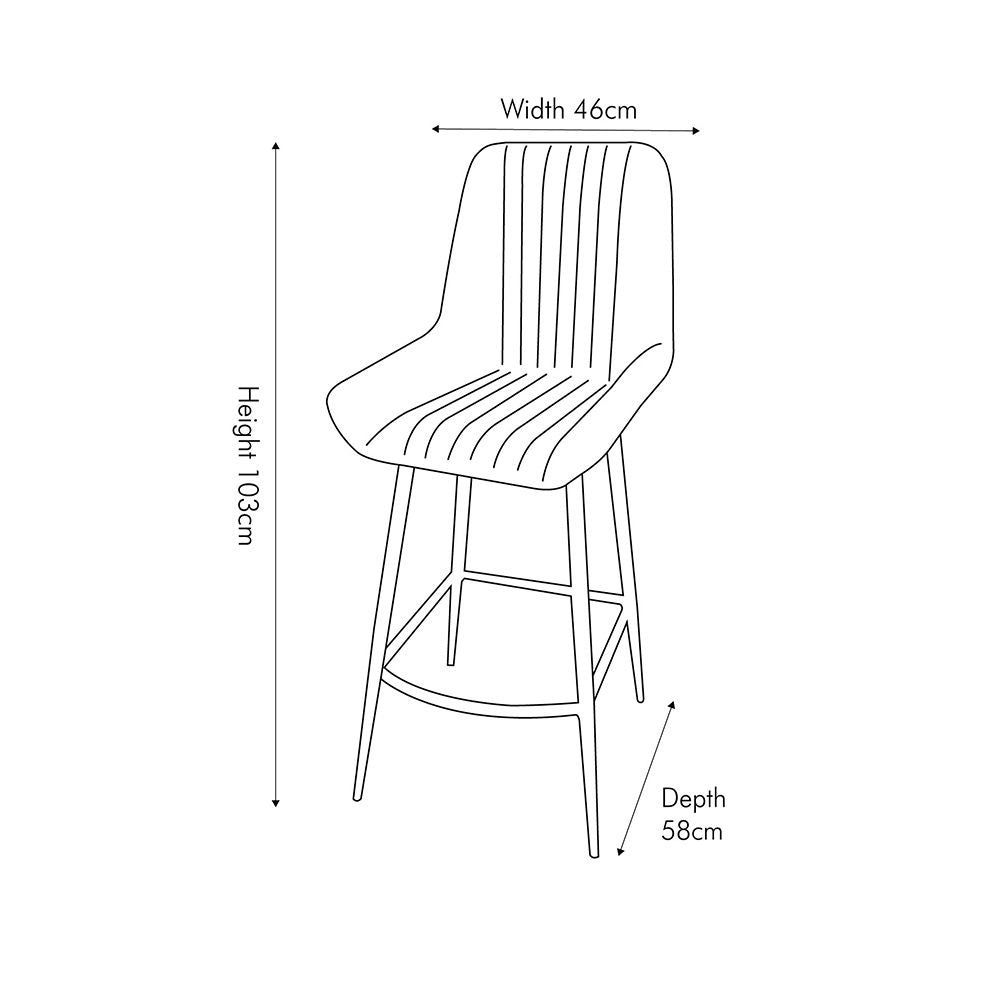 Angelo Retro Bar Stool