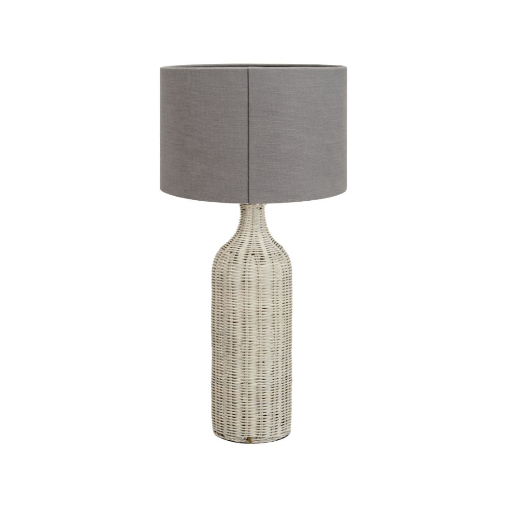 Anika Rattan Bottle Table Lamp