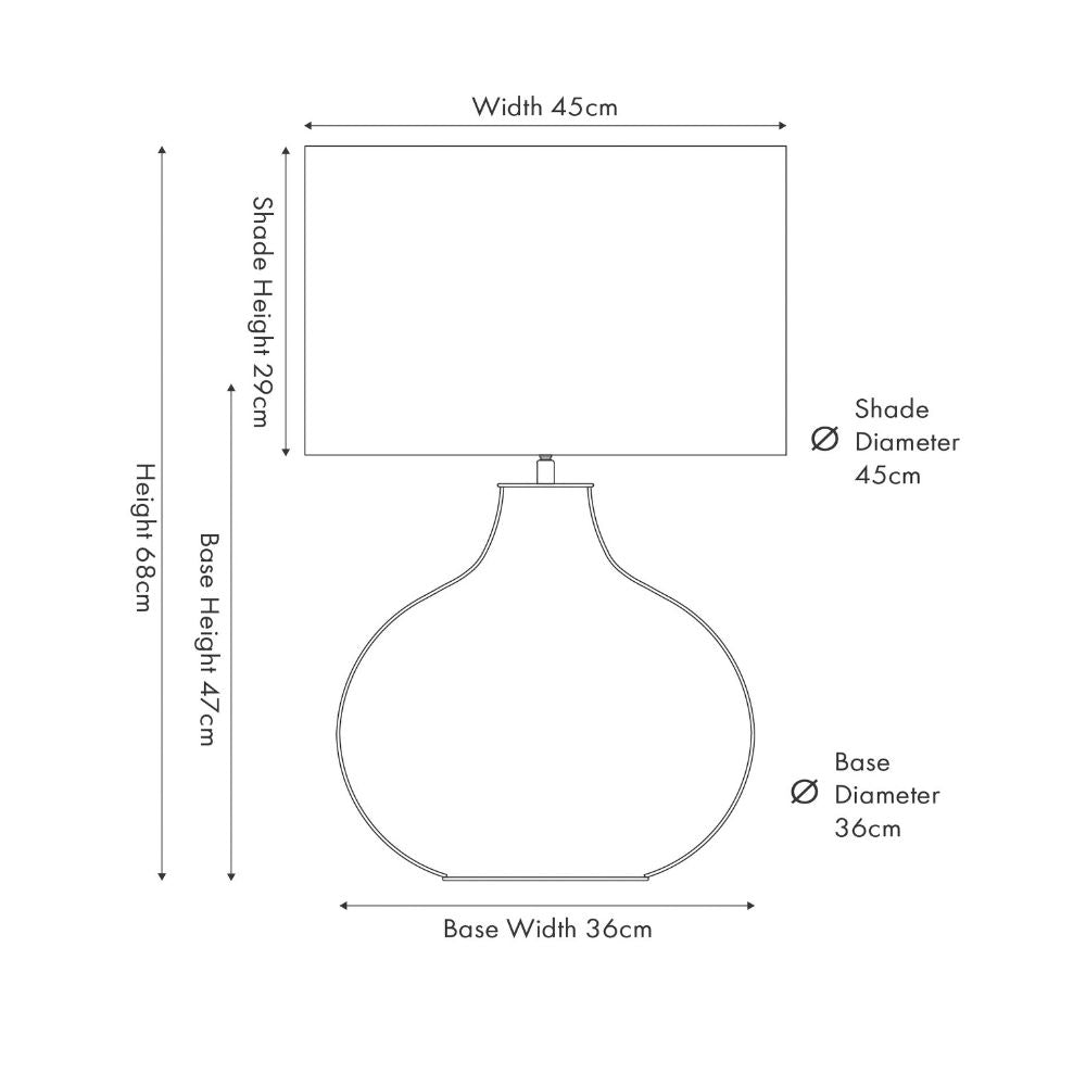 Allona Rattan Table Lamp