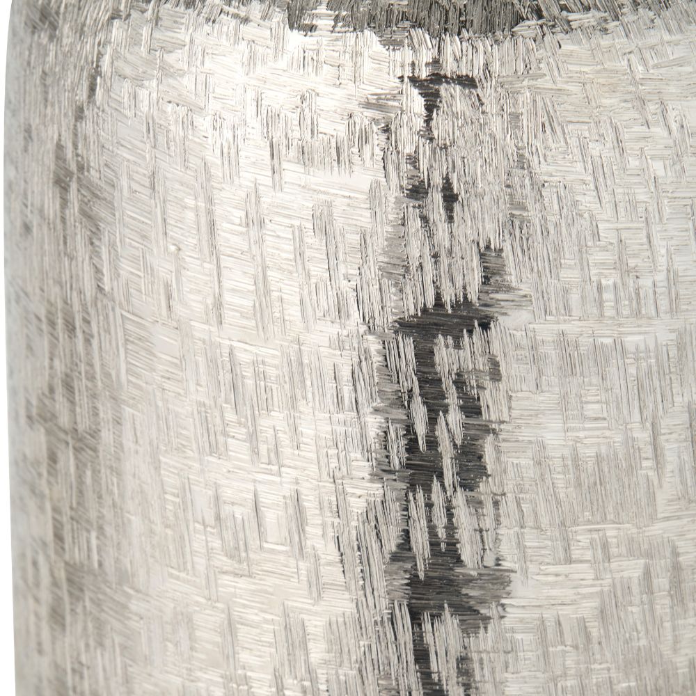 Metal Hammered Tall Vase