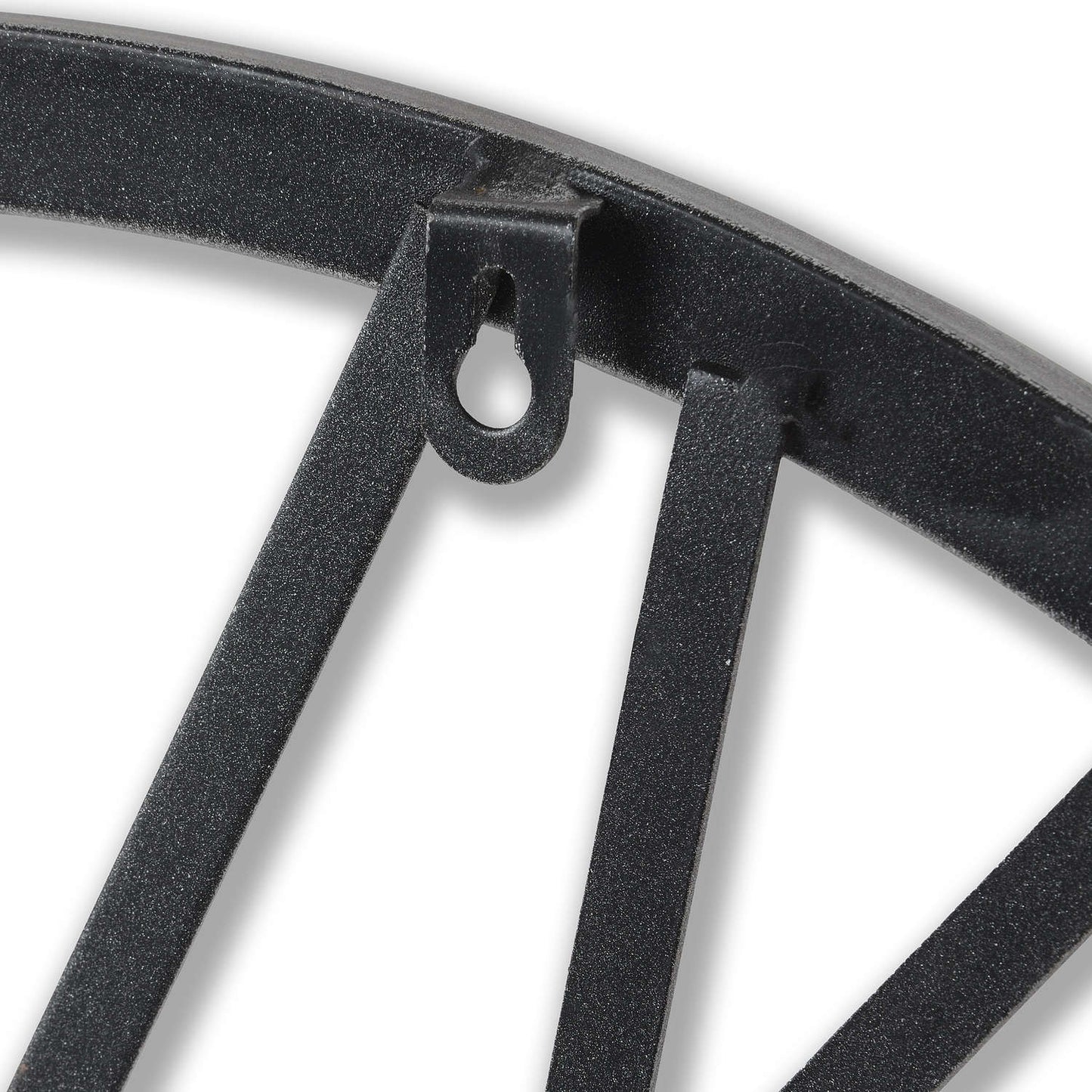 Skeleton Heart Silver Wall Clock