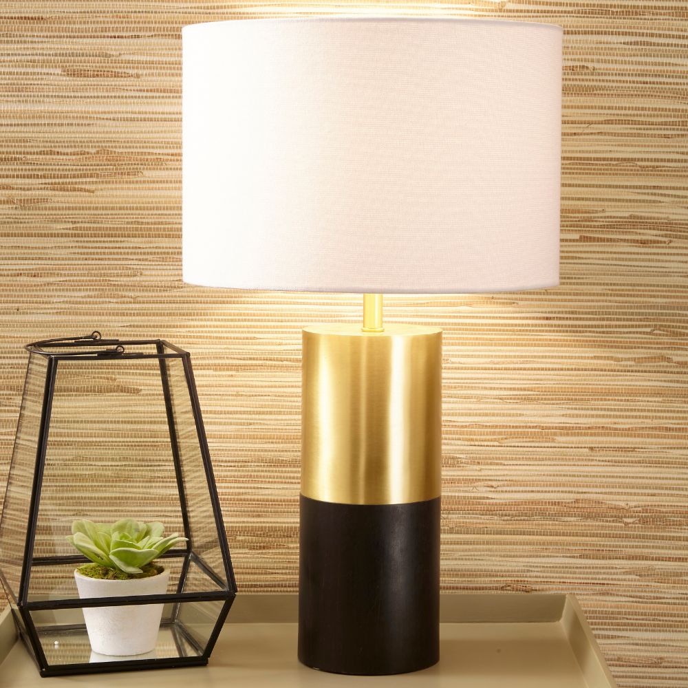 Etosha Wood and Metal Table Lamp