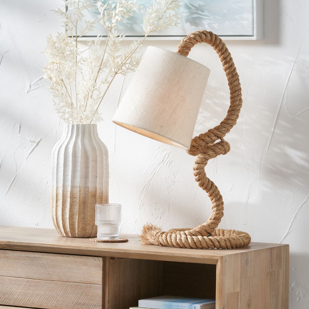 Martindale Rope and Jute Task Table Lamp