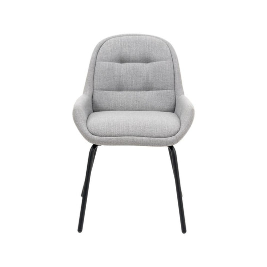 Alba Grey Linen Mix Dining Chair