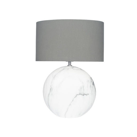 Crestola Marble Effect Ceramic Table Lamp