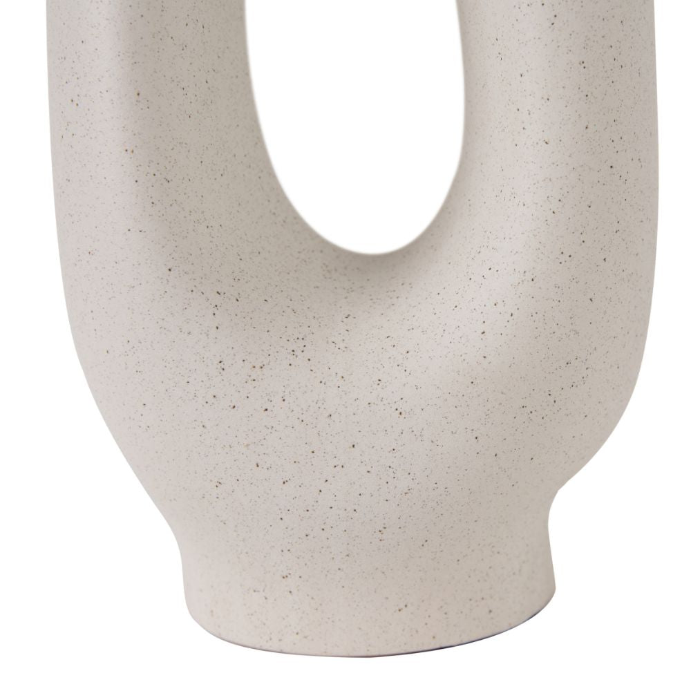 Laila Ceramic Natural Organic Tall Table Lamp