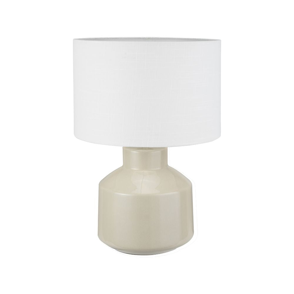 Nora Cream Crackle Effect Table Lamp