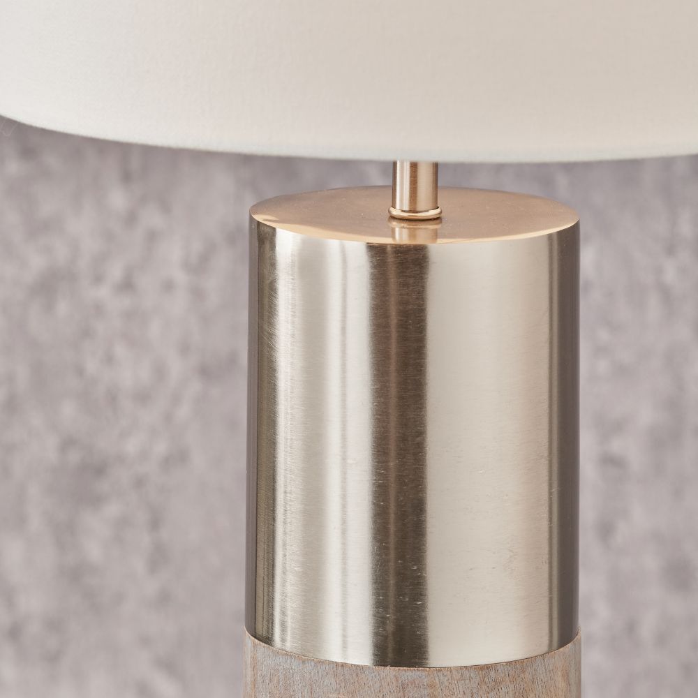 Etosha Wood and Metal Table Lamp