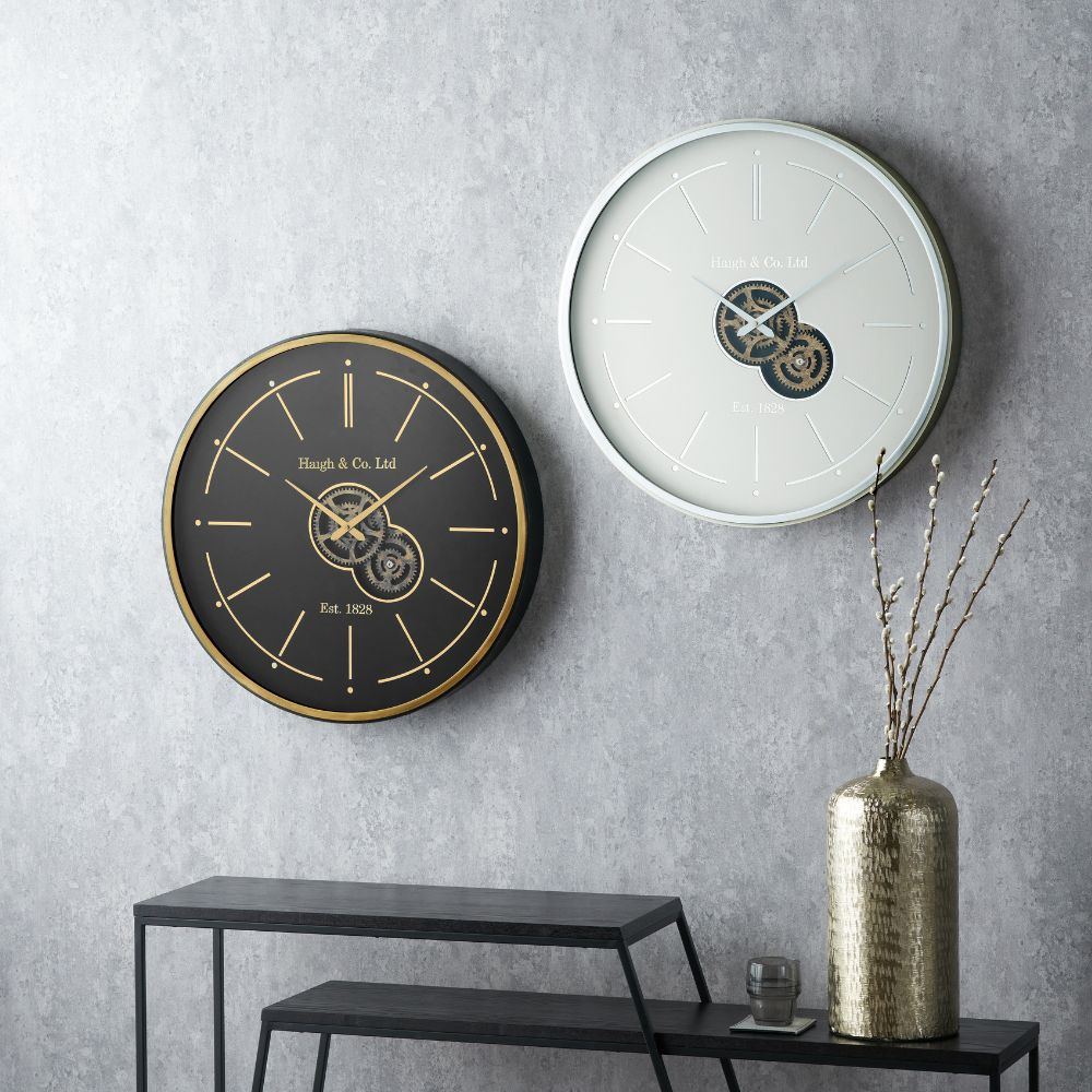 Wood Working Cog Wall Clock