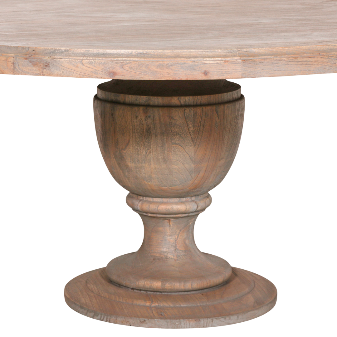 Ashwick 162cm Round Mango Wood Dining Table