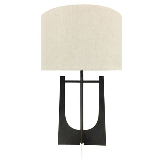 Glenthorpe Iron and Linen Table Lamp