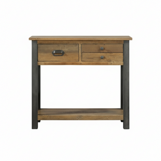 Urban Elegance - Reclaimed Wood Small Console Table