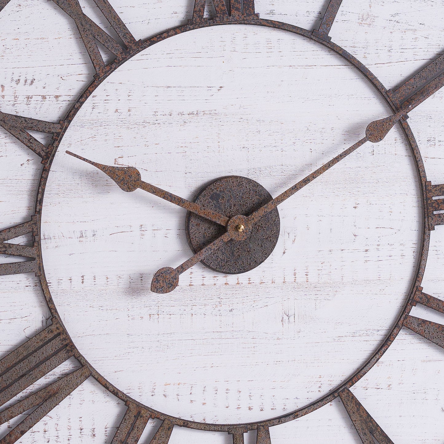 Rustic Wooden Wall Clock