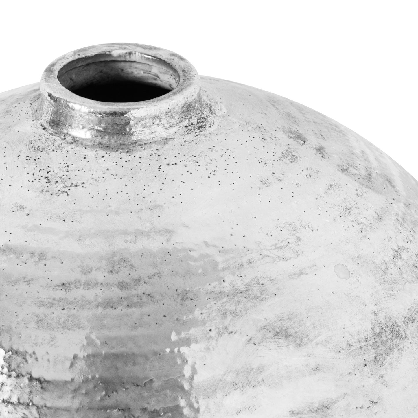 Hammered Silver Astral Large Vase