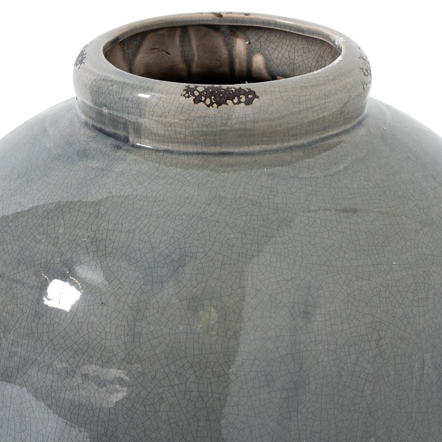 Garda Grey Glazed Juniper Tall Vase