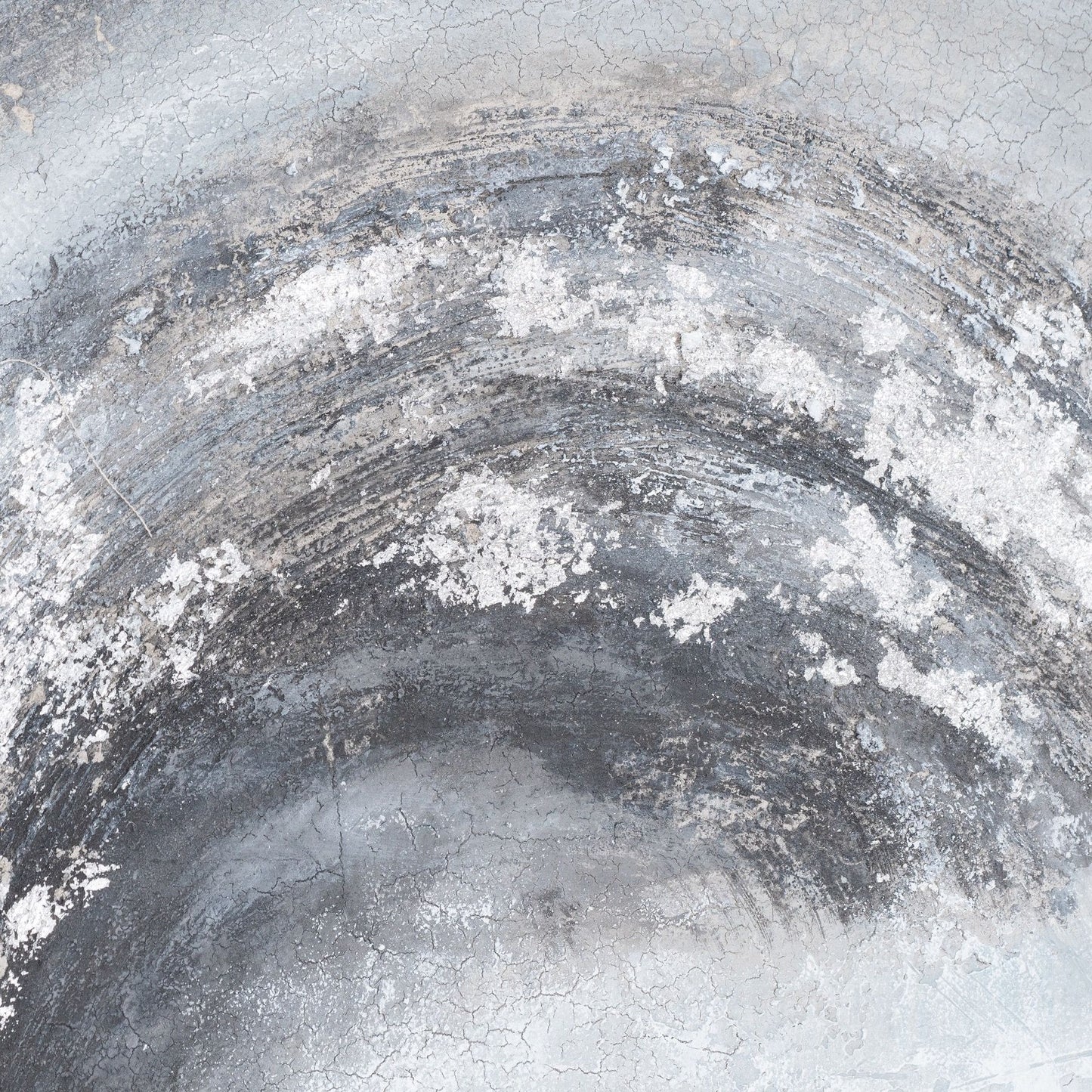 Sierra Silver And Grey Hand Painted Canvas Wall Art