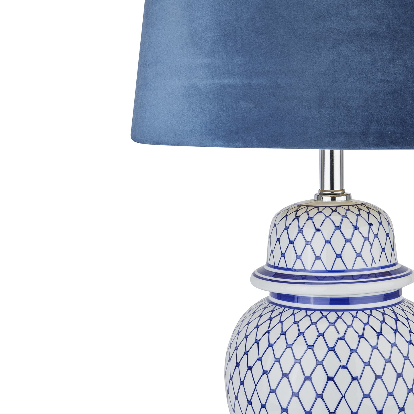 Malabar Blue And White Ceramic Table Lamp