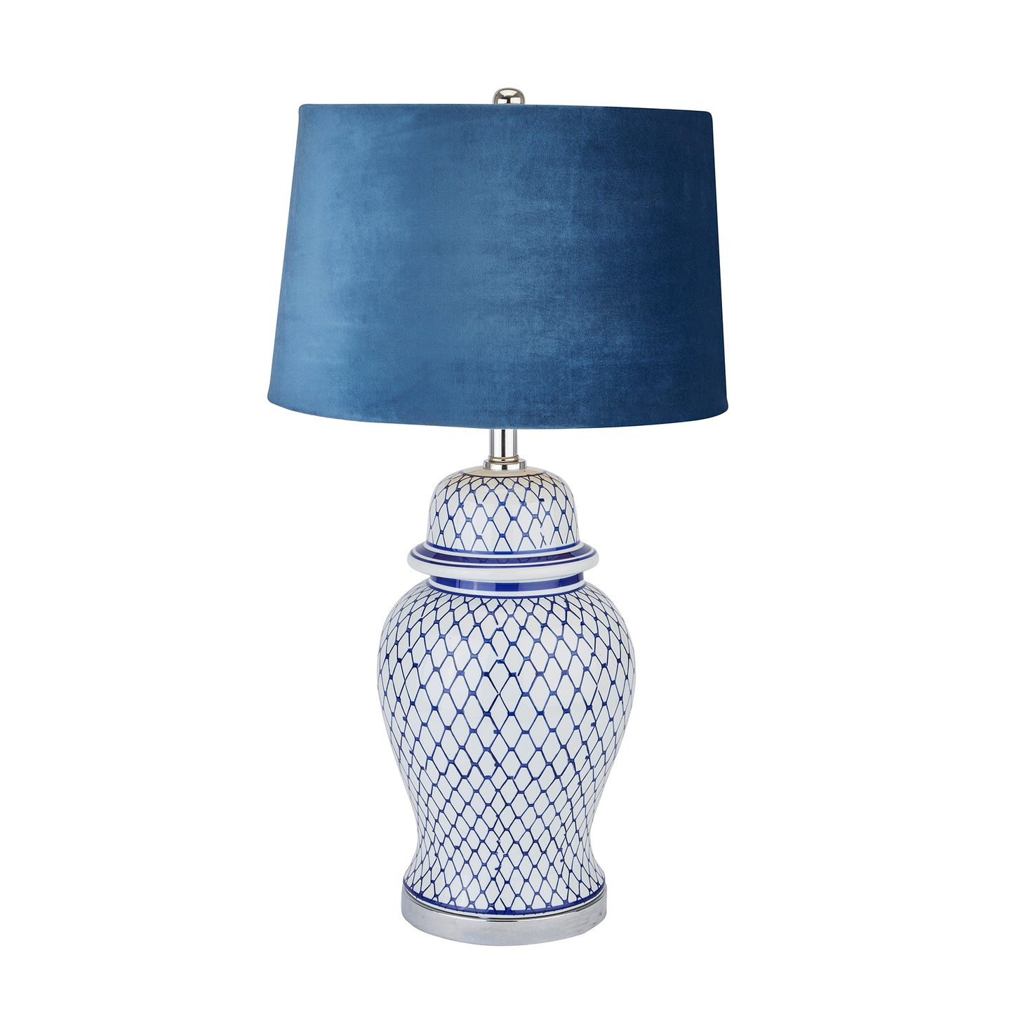 Malabar Blue And White Ceramic Table Lamp