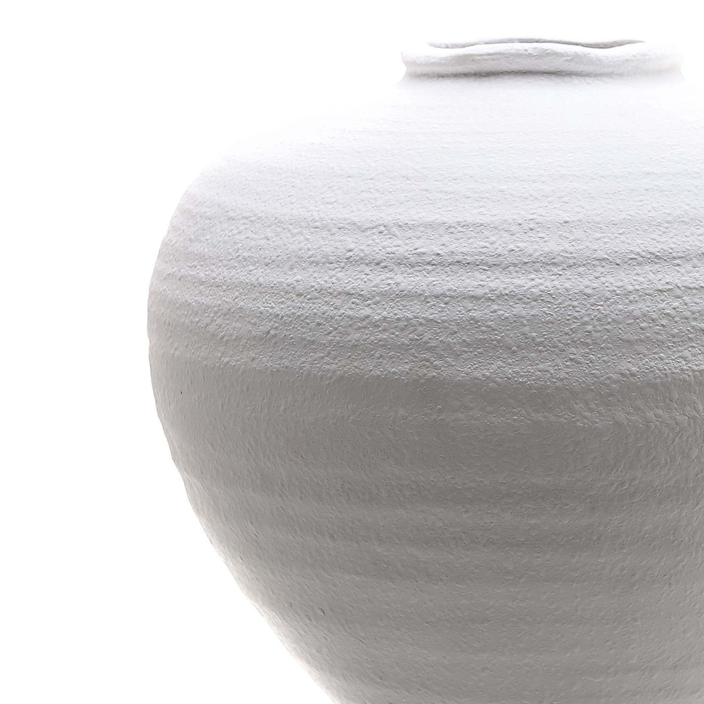 Regola Ceramic Matte White Vase