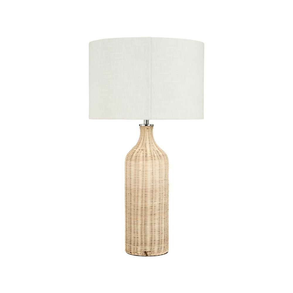 Anika Rattan Bottle Table Lamp