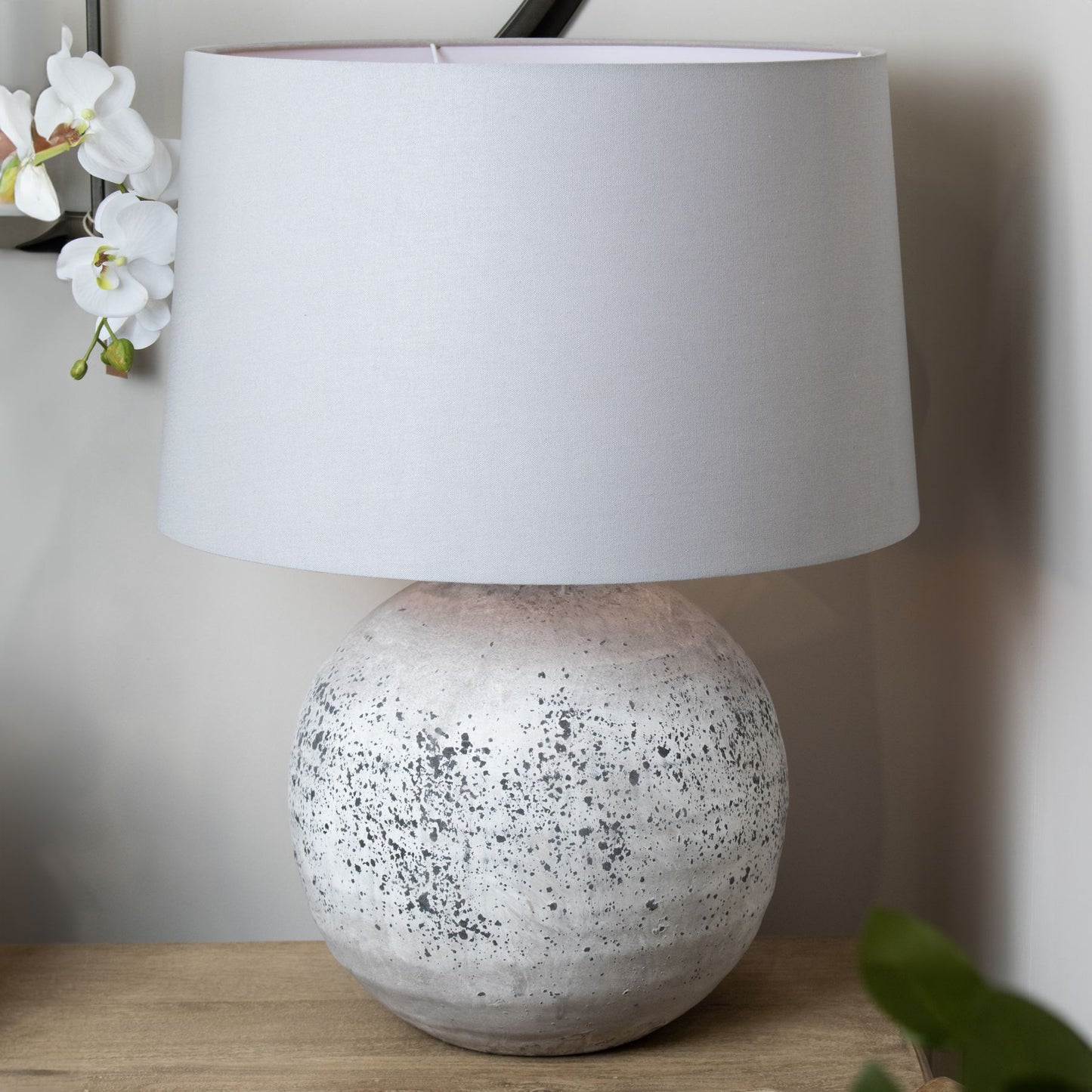 Tiber Large Stone Ceramic Table Lamp