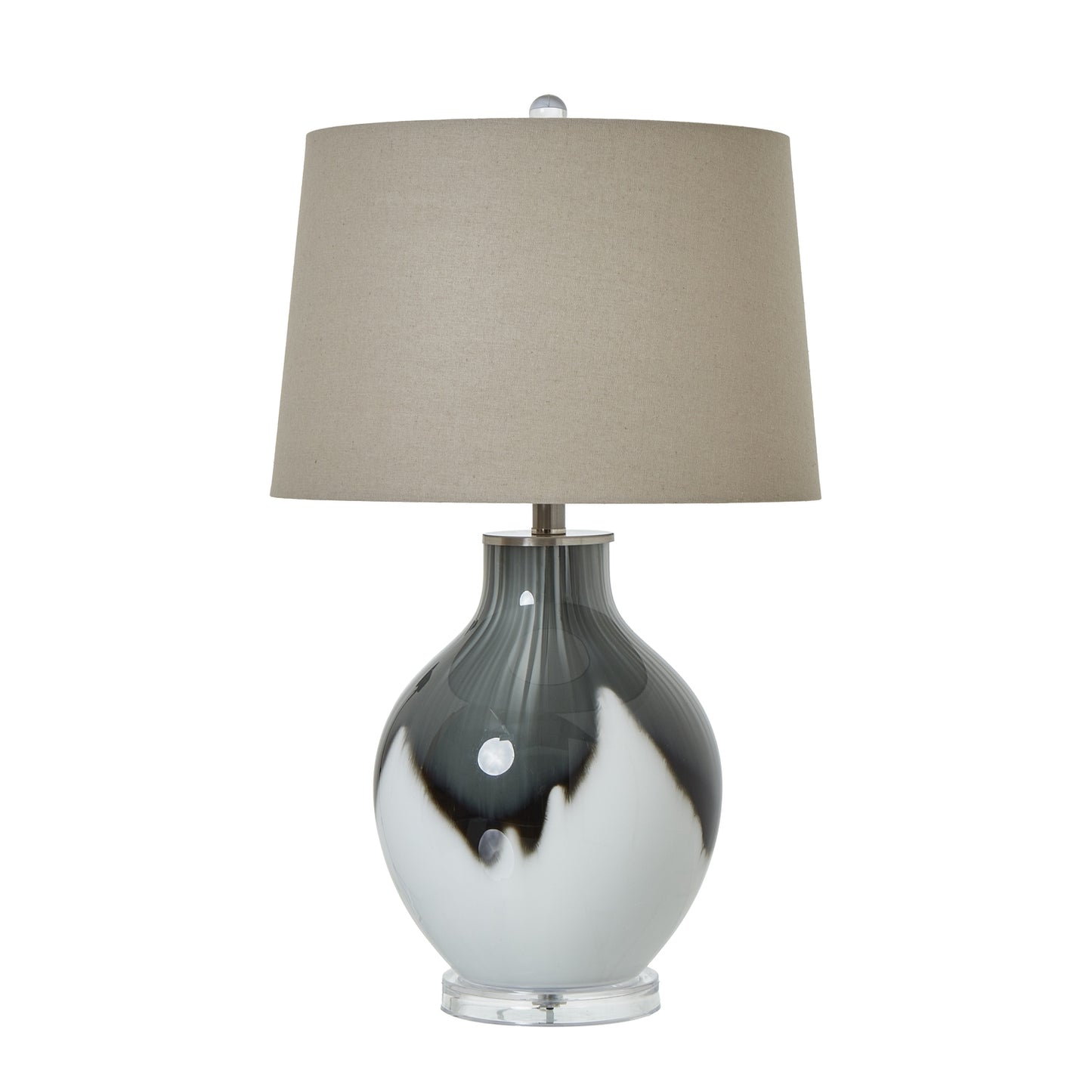 Grey Shadows Table Lamp