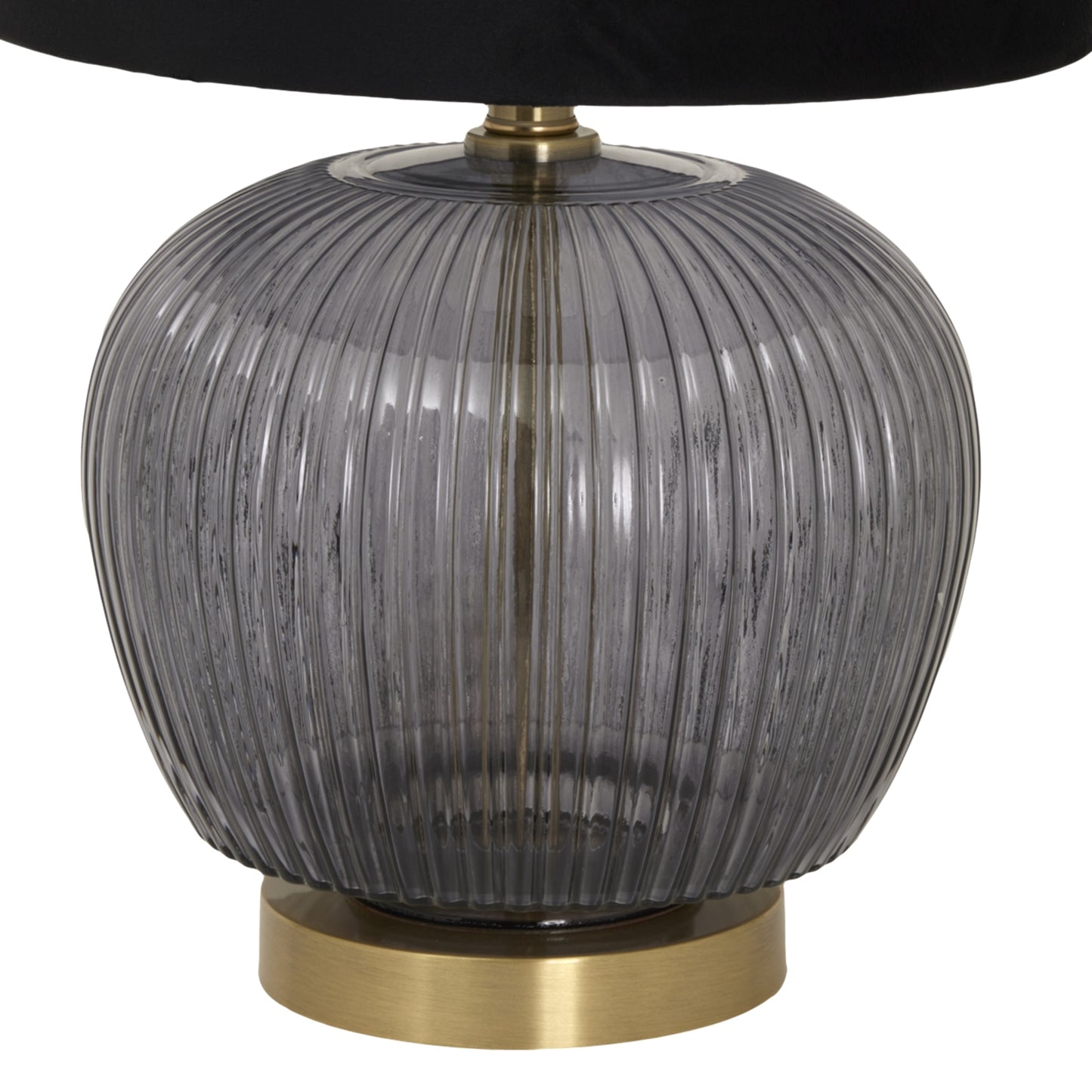 Luxton Glass Ribbed Table Lamp