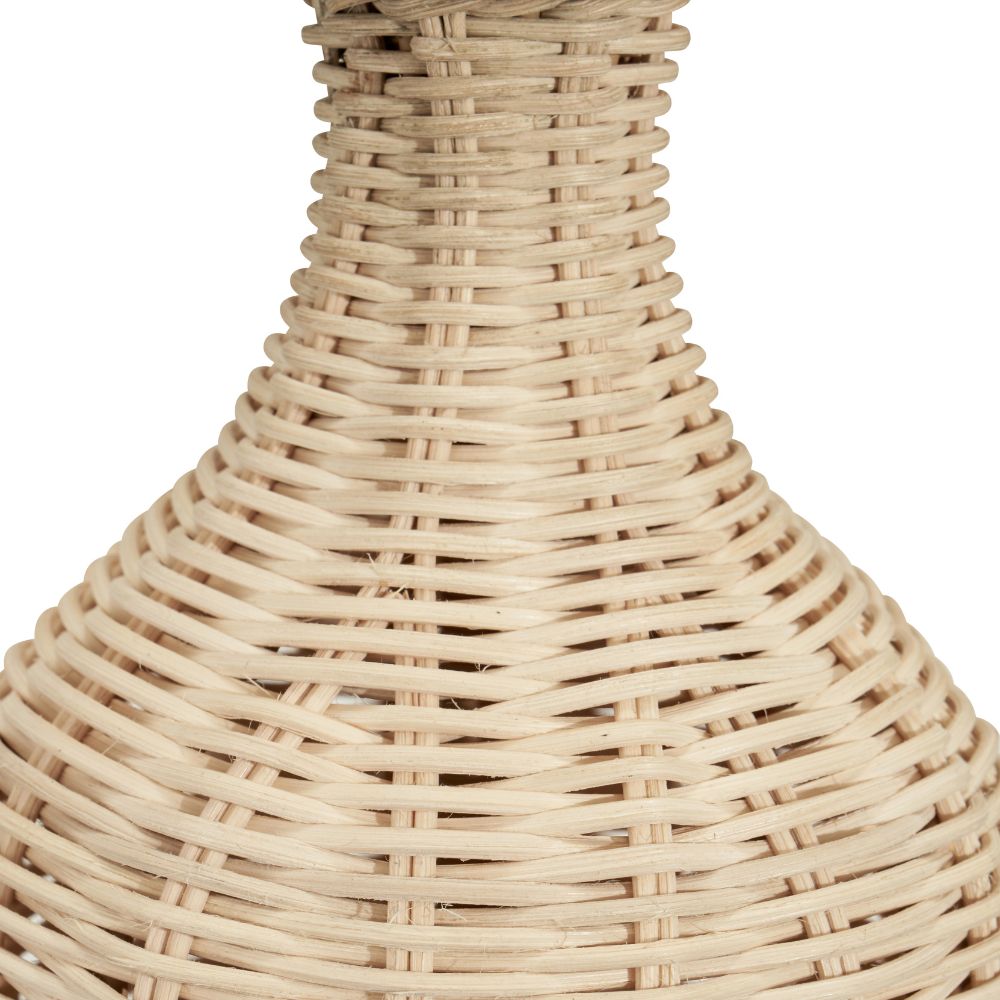 Anika Rattan Bottle Table Lamp
