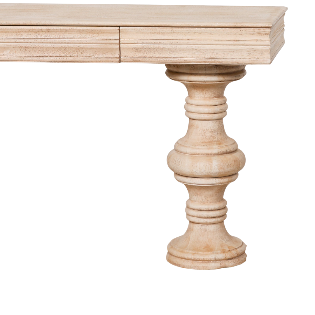 Solmere Mango Wood 180cm Console Table