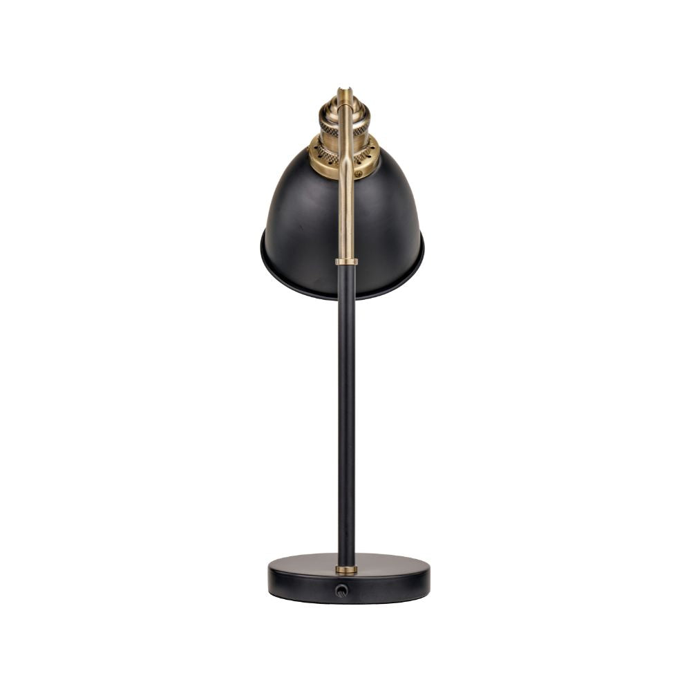 Augusto Black and Gold Task Table Lamp
