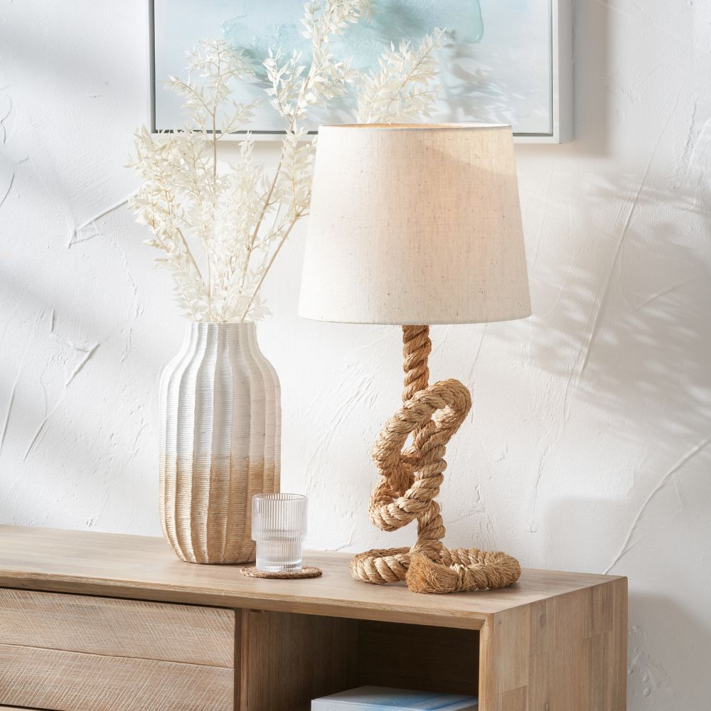 Martindale Rope Knot and Jute Table Lamp