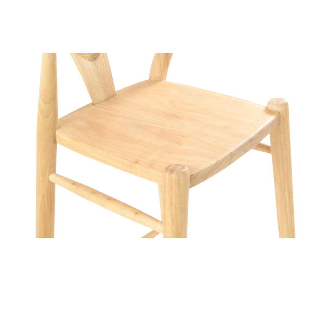 Wishbone 67cm Solid Bar Stool