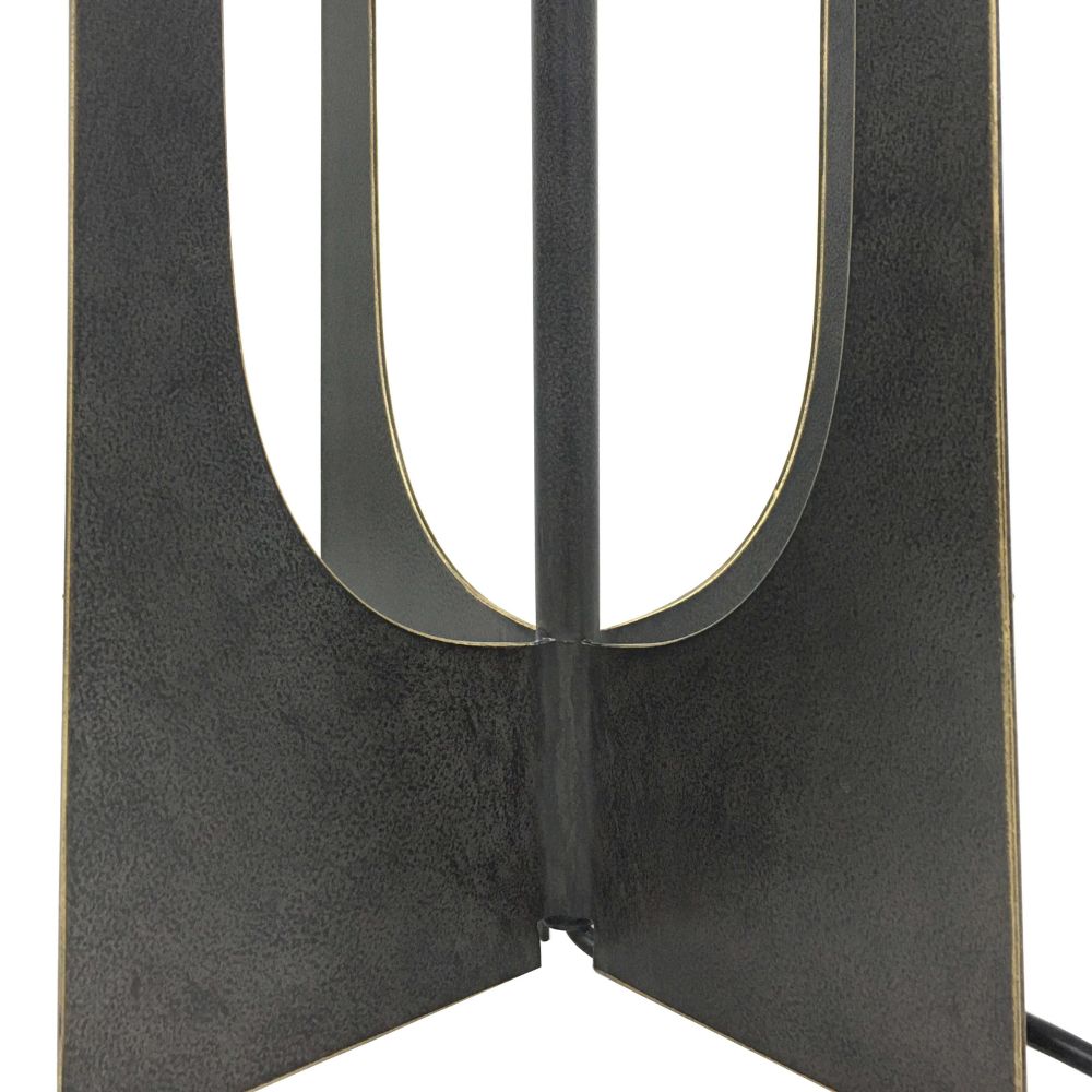 Glenthorpe Iron and Linen Table Lamp