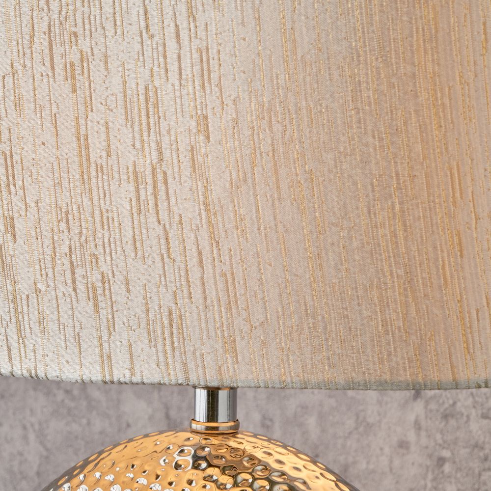 Mabel Ceramic Bronze Dot Textured Table Lamp
