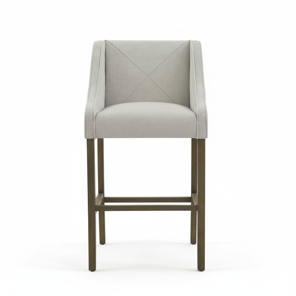 Epsom Grey Bar Stool