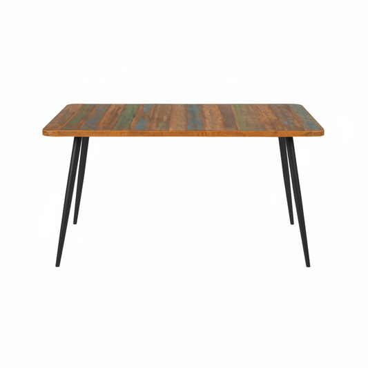 Coastal Chic Reclaimed Wood Large Rectangular Dining Table