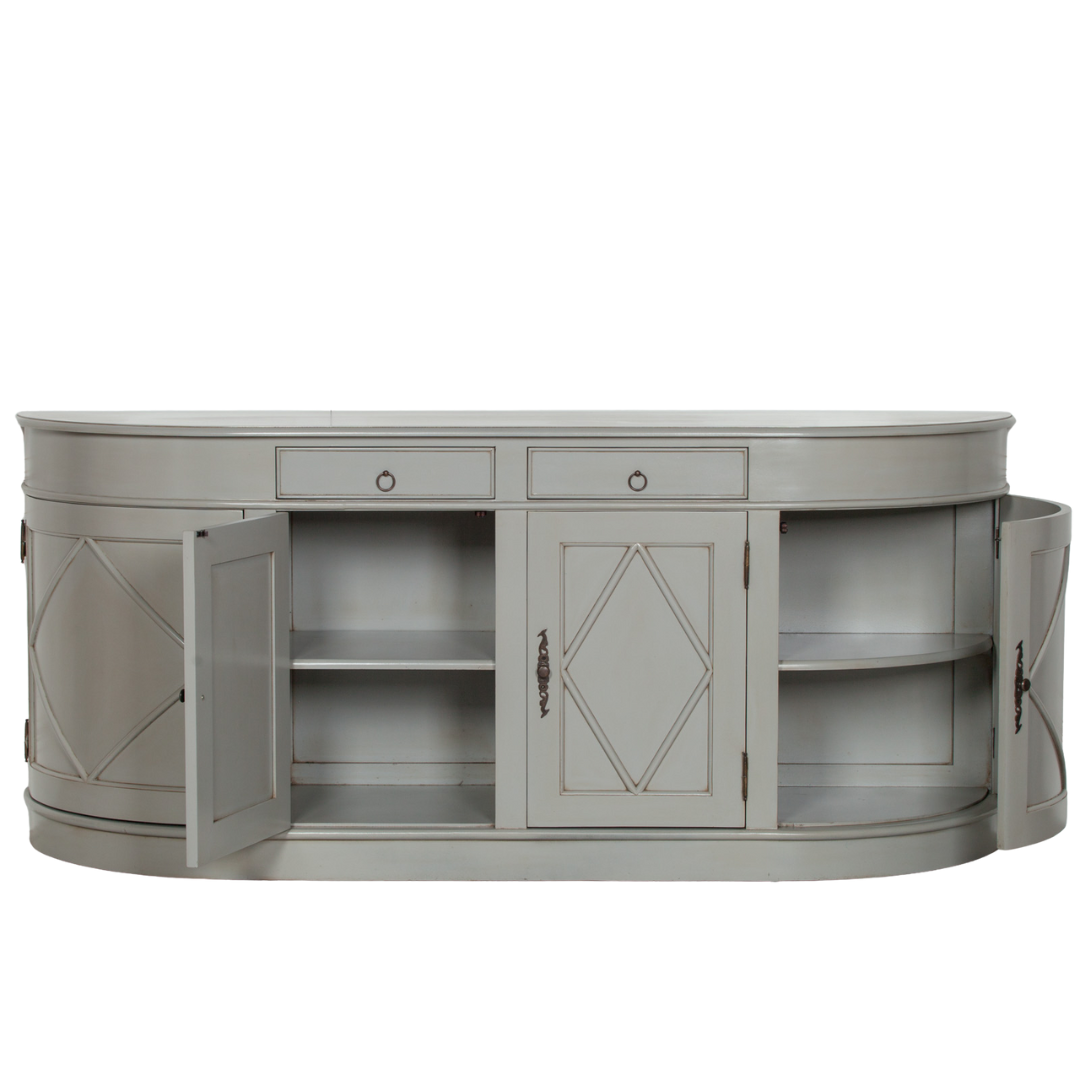 Elden Classical Grey Mahogany Sideboard