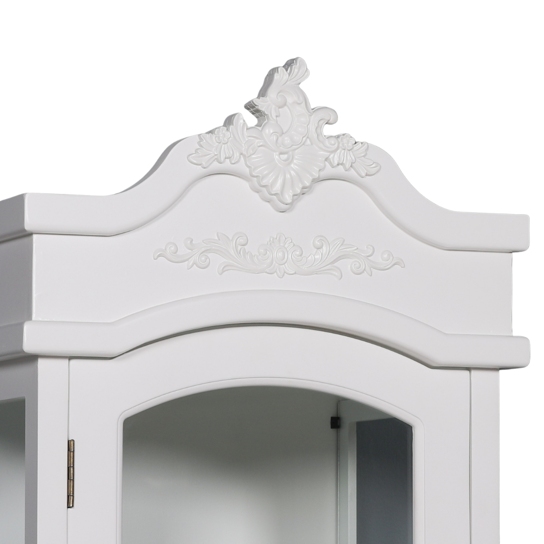 Aurelian French White Display Cabinet