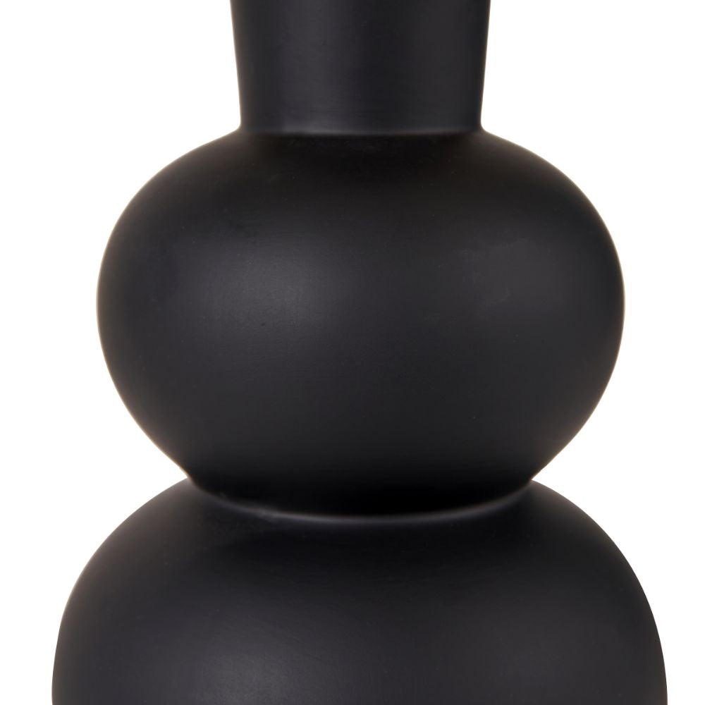 Aaliyah Ceramic White Curved Bottle Table Lamp