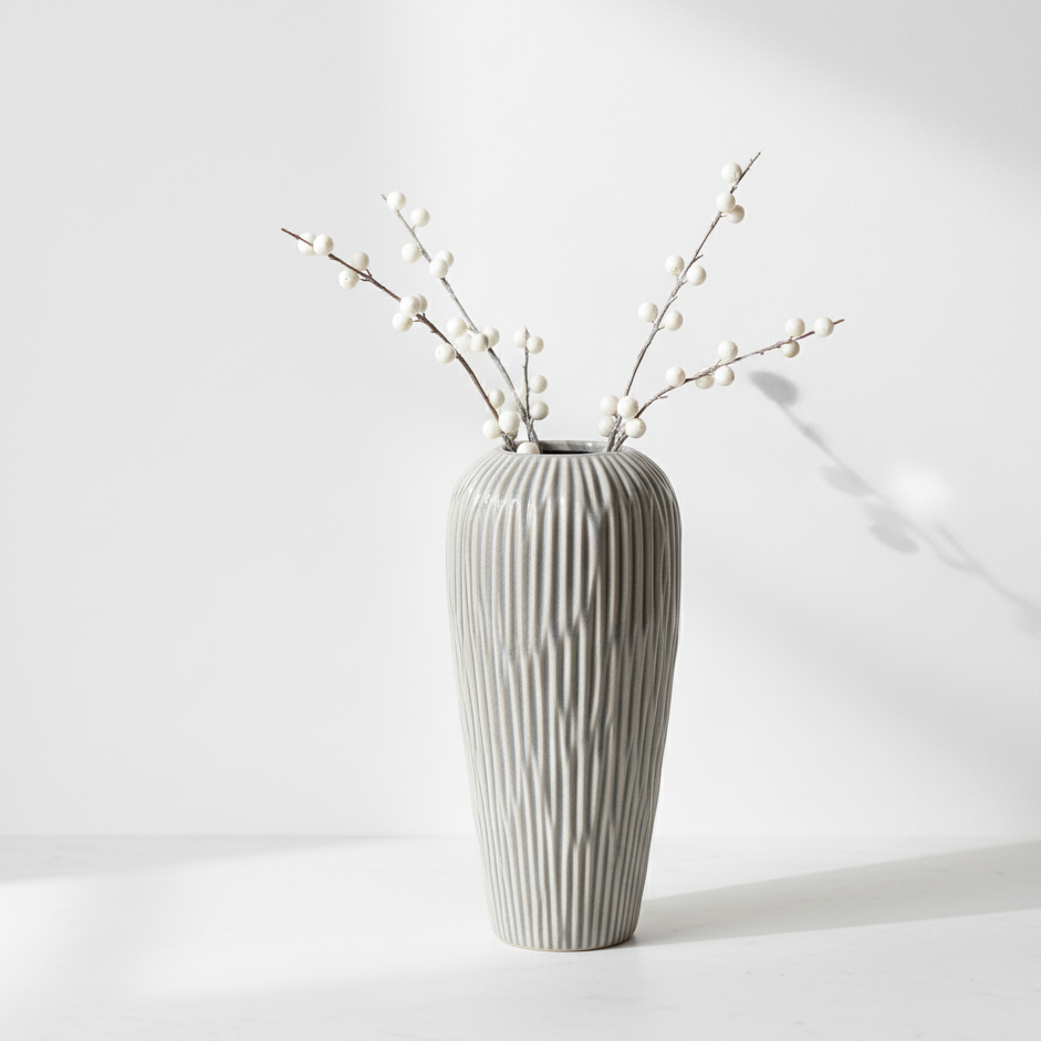 Pallida Fleck Tall Vase