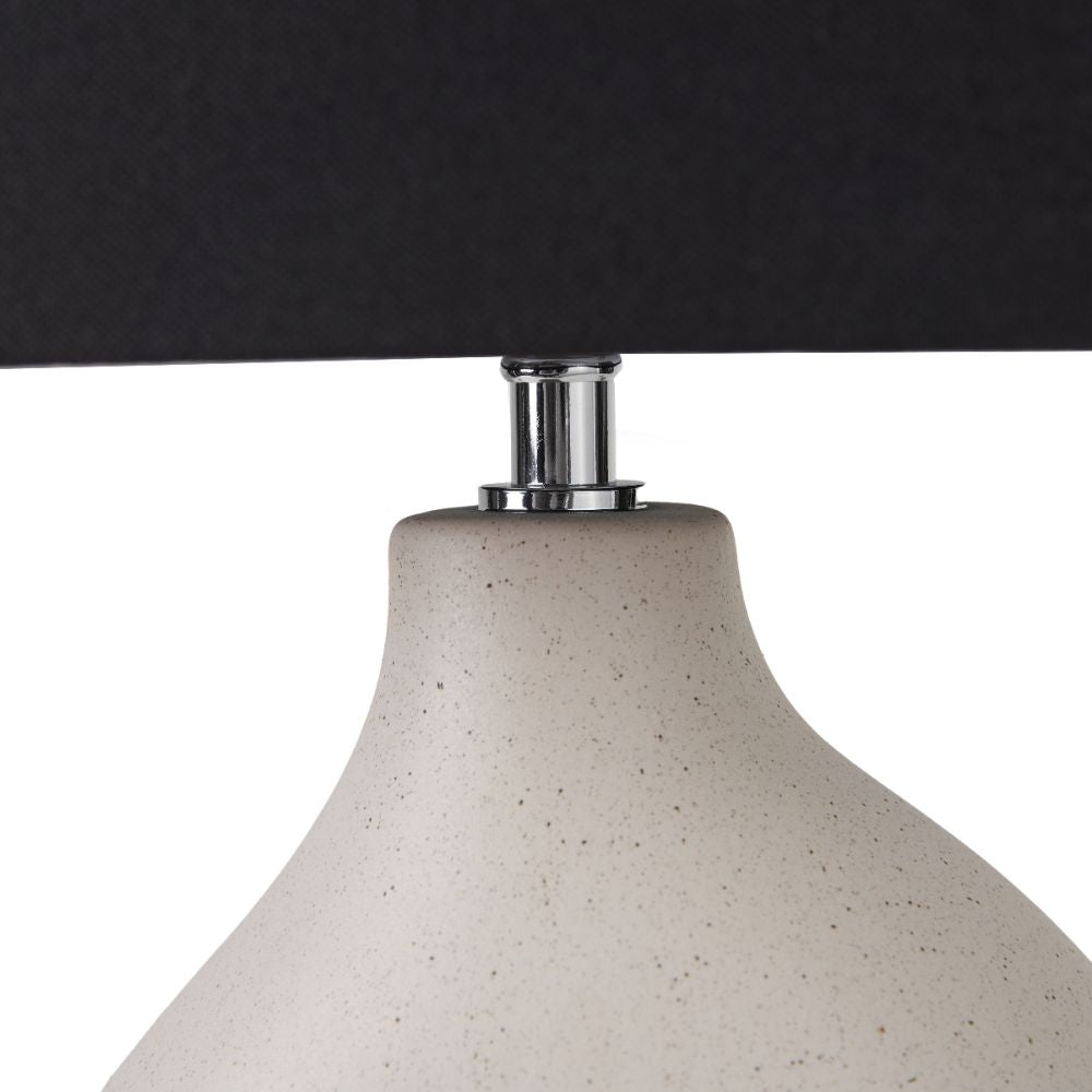 Ulla Organic Ceramic Monochrome Table Lamp